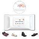 Cleno Shoe Cleaner Wet Wipes For Shoes/Loafers/Sandals/Slippers/Traditional Footwear/Athletic Shoes/Sneakers/White Shoes/Golf-Tennis Shoes/Scrub Off Dirt/Mud - 80 Wipes (Ready to Use) gallery image