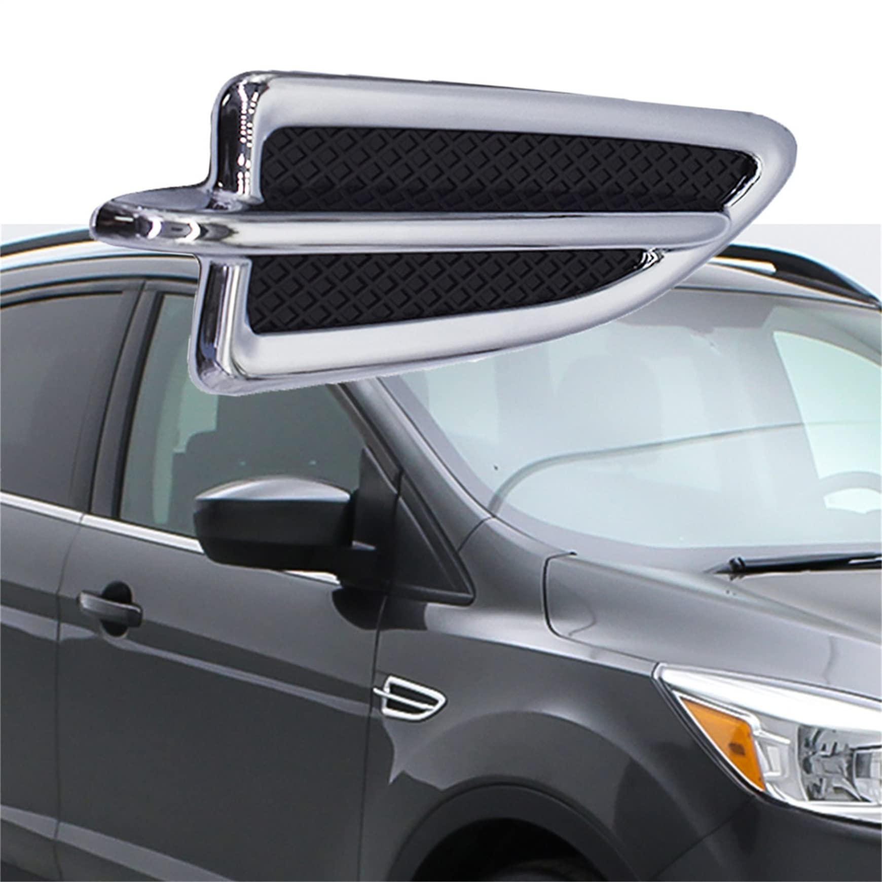 Chrome Moulding Vent Front Right Passenger Side Replacement for FO1267100 CJ5Z16228AB Replacement for Escape 2013 2014