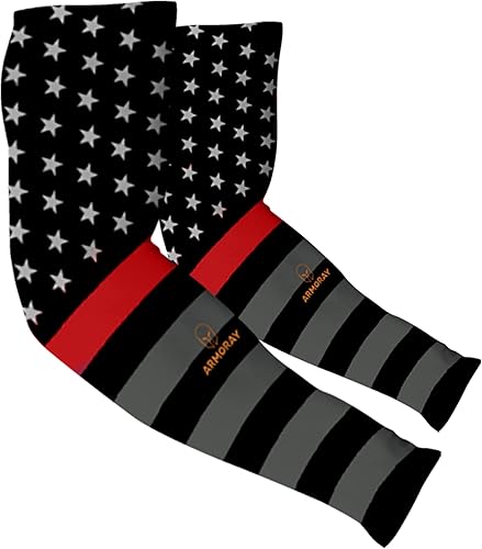 ARMORAY Mangas de brazo para hombres y mujeres, protección solar UV, cubierta de tatuajes, manga deportiva para golf, correr, fútbol