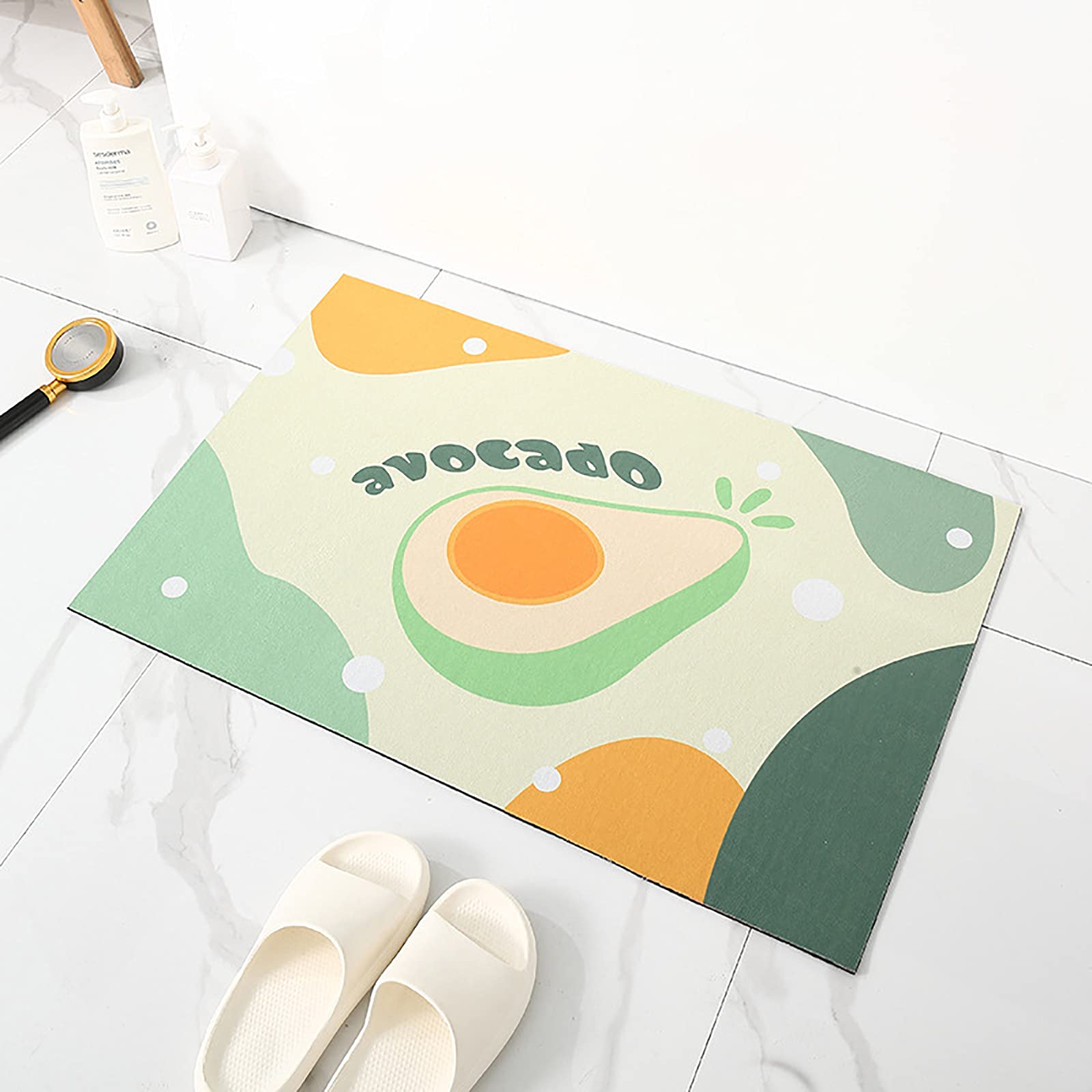 Tapis en feutre absorbant ZZenSmot fini les glissades dans la salle de bains