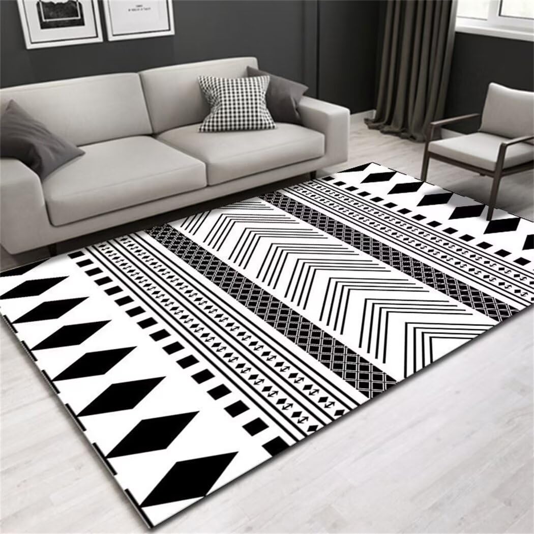 Petit tapis de chambre 160x200cm et plaid pour chien noir