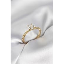 Gold Renk Sarmal Zincir Model Tek Ta  Model Zirkon Ta l  Kad n Y z k 5886