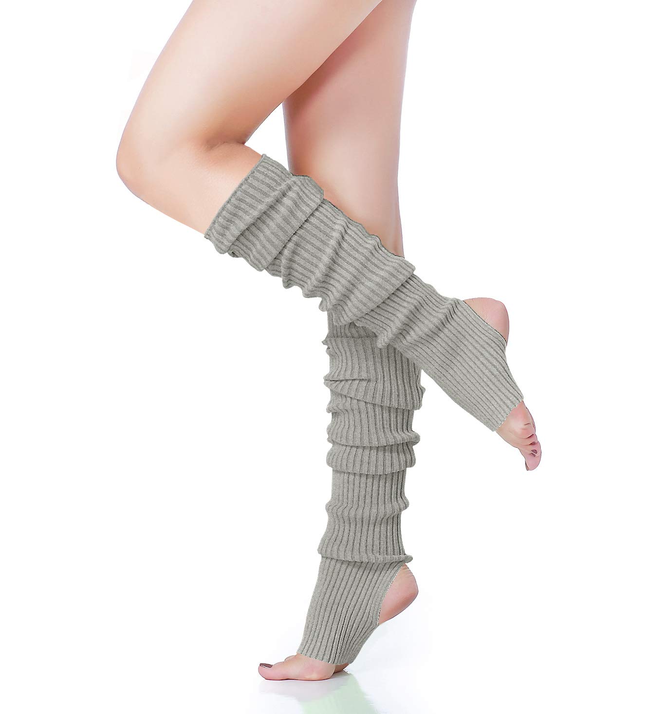 v28 Women’s Neon Knit Leg Warmer for 80s Party Dance Sports Yoga