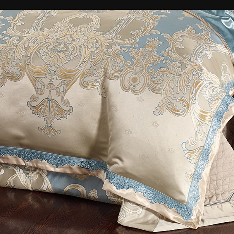 Cama de satén suave protectora para la piel en tono rosa con cuatro piezas completas 4