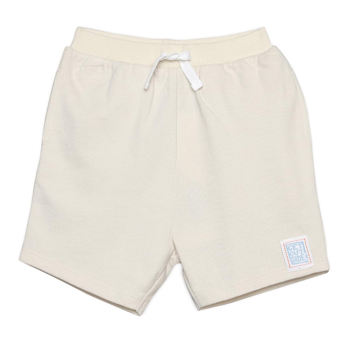 MINI CUDDLES Baby Boys Knit Shorts With Dinosaur Applique, Off White (6-9M)