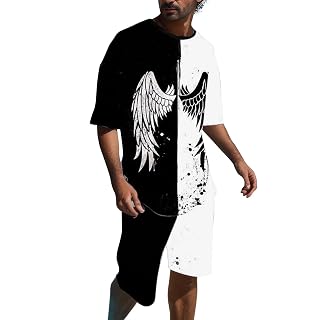 Suit Separate Pants Set Summer Outfit 2 Piece Set Short Sleeve T Shirts And Shorts Stylish Casual Sweatsuits Mens Suit Gym men suits regular fit 2 piece gray cool hippie shirts sleeveless suit