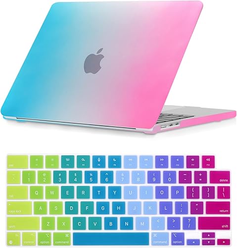 Miniatura 75 de Se7enline Compatible con MacBook Air 15 pulgadas 2025 2024 2023 estuche M4 M3 M2 para Mac Air 15.3-pulgadas Modelo A2941/A3114/A3241 Funda Oro