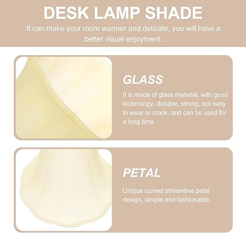 Miniatura 6 de Pantalla de vidrio de repuesto para luces de techo, 1 pieza de 6.8 pulgadas, cubiertas de luz de repuesto de pantalla de vidrio pequeña de 6.8