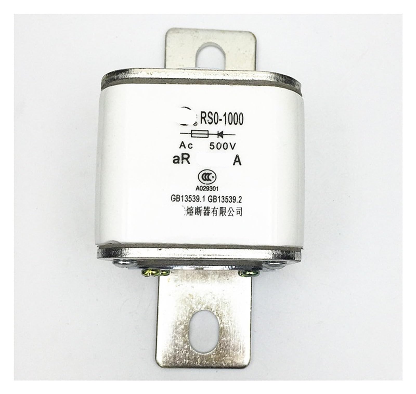 Fusible rapide RS0-1000 aR calibre 1250A AC 500V pour armoire électrique et onduleur