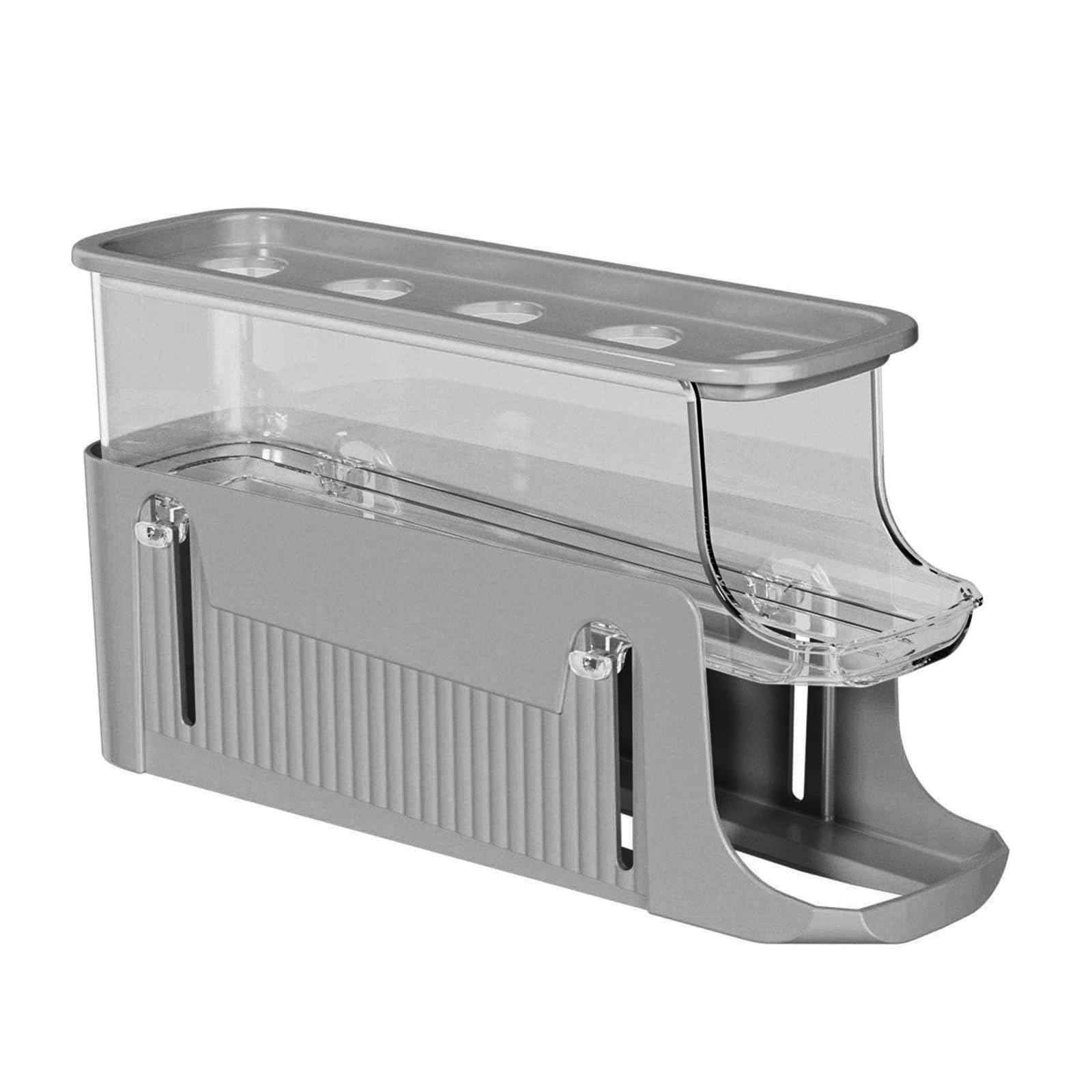 Tsophreniq Automatic Eggs Storage Rack Large Capacity and Space Saving Slide Organizer Practical Organization Dispenser Store and Access Conveniently