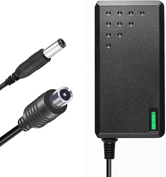 54.6V AC DC Adapter for Okai Neon Pro EB50, Stride EB40, EA10C Ceetle Pro Electric Scooters, Sans Electronic SSLC109V55 E-Bikes Class 2 Power Supply Cord Charger