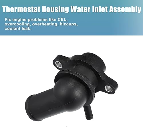 Miniatura 3 de X AUTOHAUX 902-109 Conjunto de carcasa de termostato de refrigerante de motor para Chevy Aveo 2004-2017 para Chevy Aveo 5 2004-2008 para Pontiac