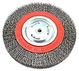 Forney 8 in. Crimped Wire Wheel Brush Metal 6000 rpm 1 pc.