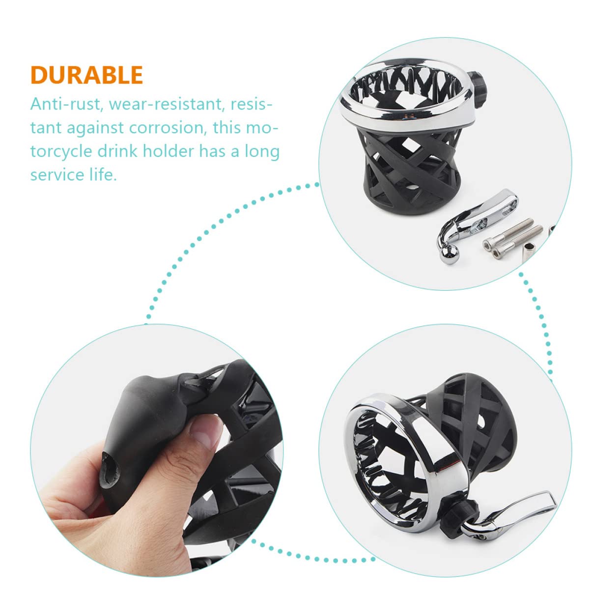 SUPVOX Porte-gobelet Compatible Support De Bouteille Élégant Et Pour Guidon Installation Facile Et Design Chic
