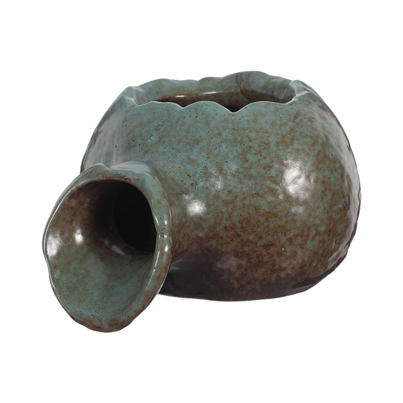 Vaso per Acquario in Ceramica Circolazione Acqua Decorazione per Acquario e Terrario Design Elegante per Casa e Giardino per Giochi d Acqua e Laghetti per Pesci