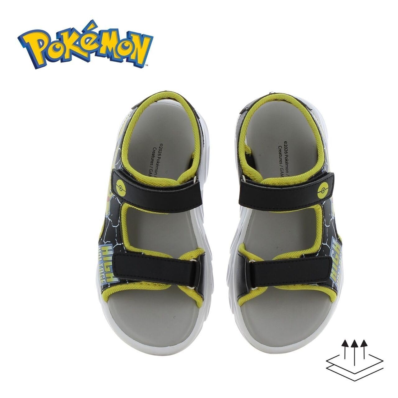 Leomil Pokémon Sandalias niños Sandalias Pikachu, Zapatos de verano para niños