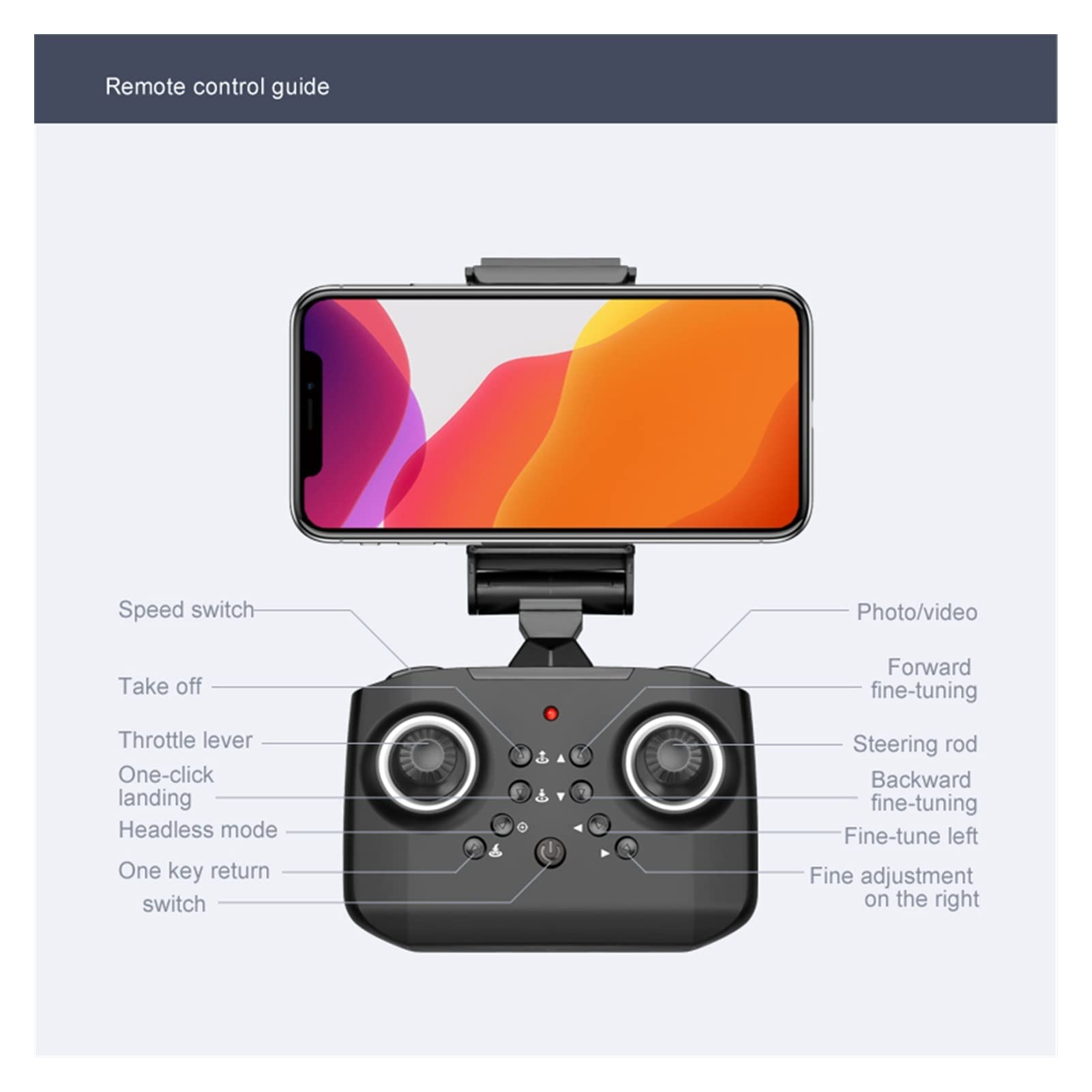 Drone Mini Drone 4K 1080P HD Kamera WiFi FPV Ciśnienie powietrza Wysokość Trzymaj Składany quadkopter RC Drone (Kolor : Podwójny 4K 1B Rozmiar torby: 1) (1080P 1B Box 1)