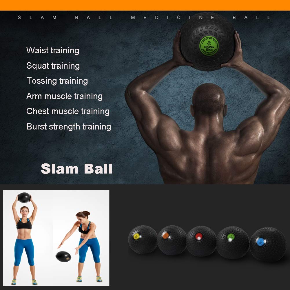 Palle mediche PVC Slam Palla, Fitness Sabbia Palla Gravity Ball, Palla Equilibrio Di Formazione Nucleo In Home Gym Yoga Hall, Anti-skid Pneumatici Del Modello, 2kg / 4kg / 6 Kg / 8 Kg / 10kg Opzi