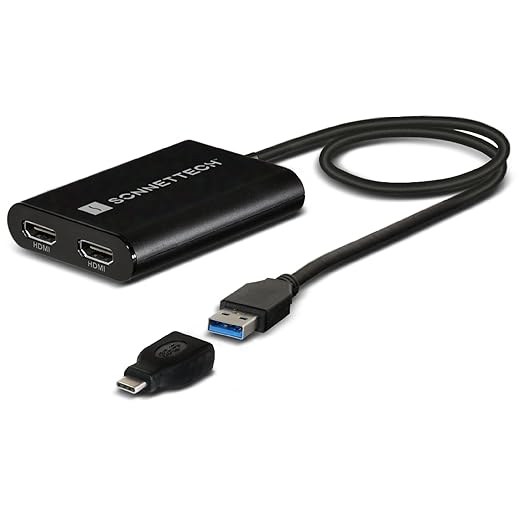 Sonnet DisplayLink Dual 4K HDMI Adapter for M1 Macs