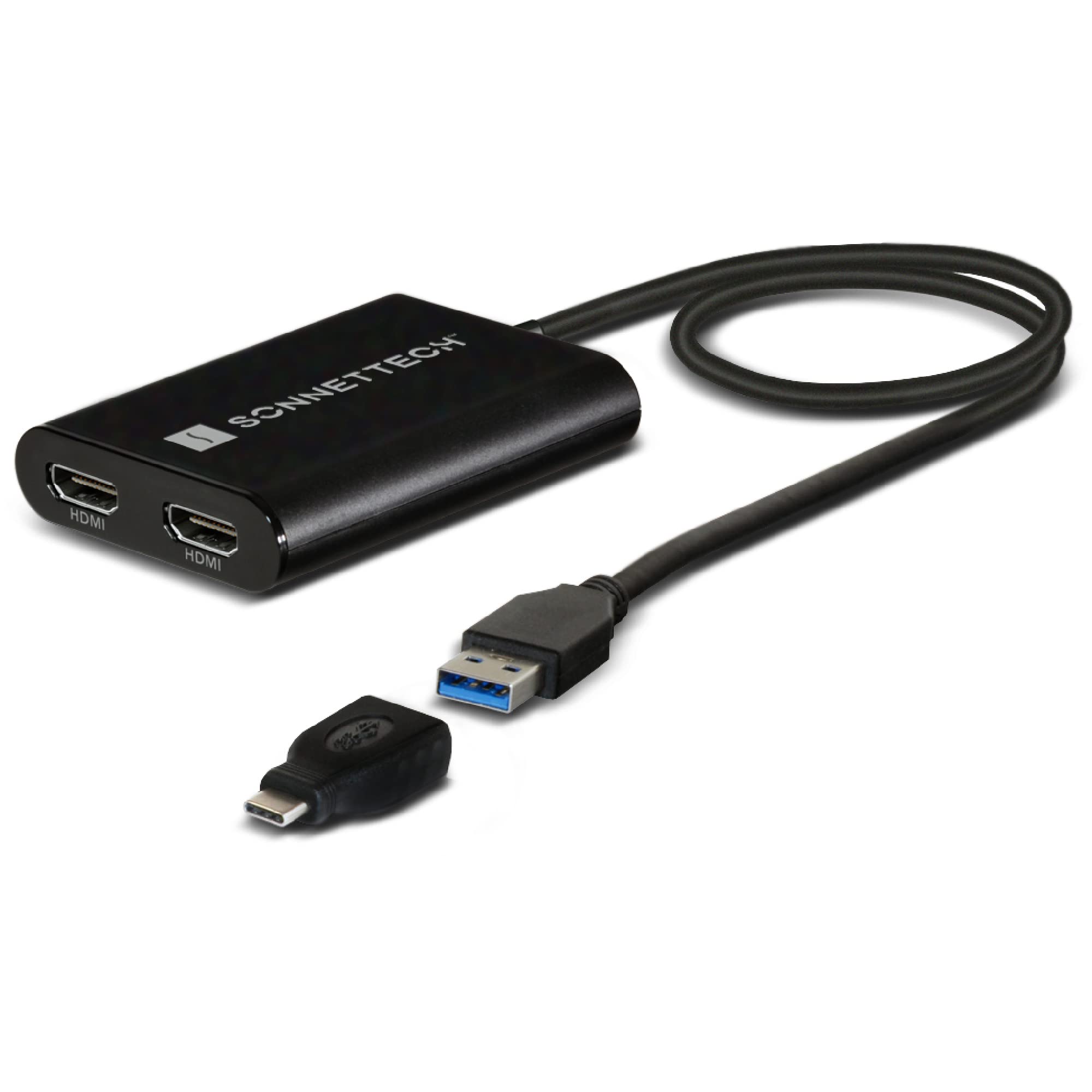 Adaptateur Sonnet DisplayLink Dual HDMI 2.0 pour Mac M1 - Connectez Deux Écrans 4K