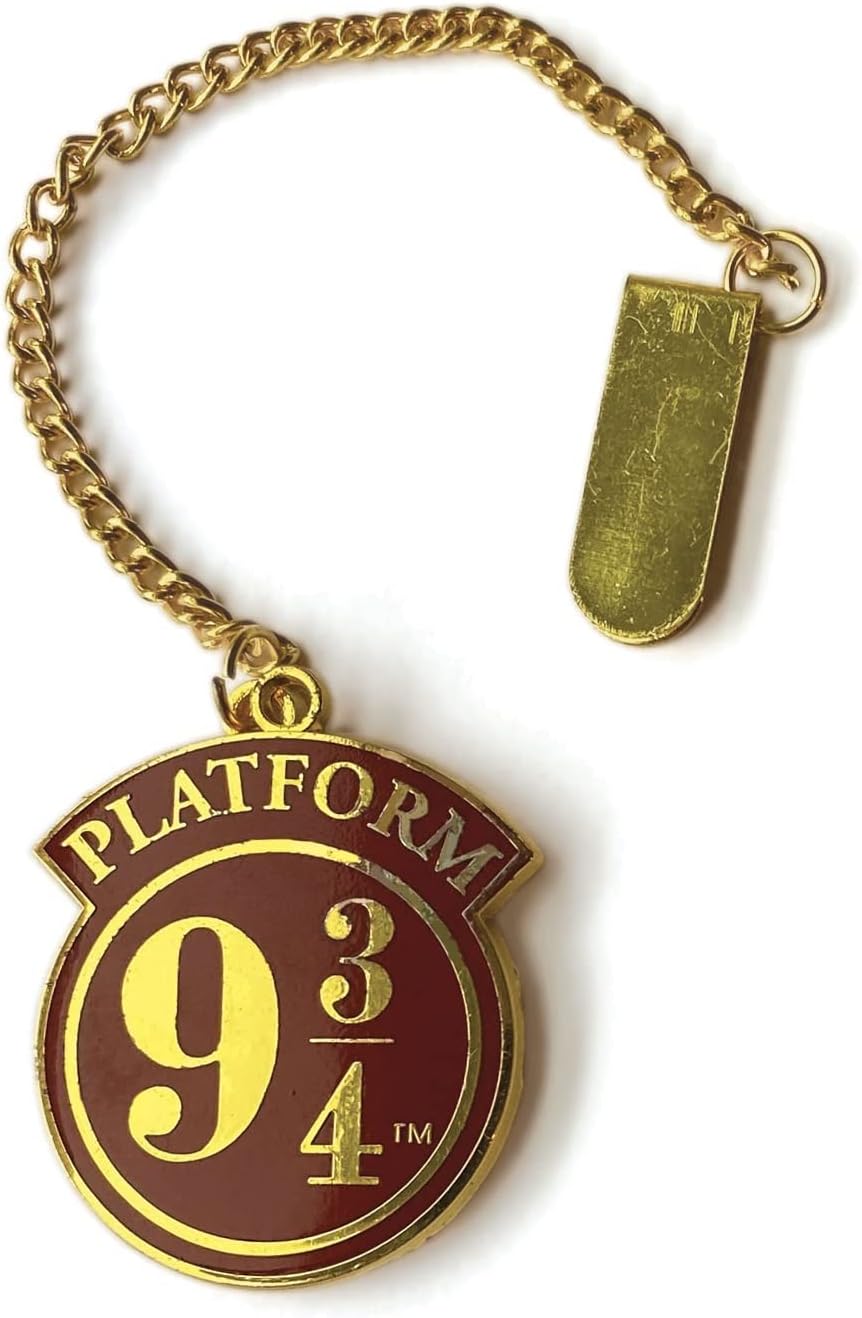 Paper House Productions Harry Potter Platform 9 3/4 Enamel Charm Chain & Clip Bookmark