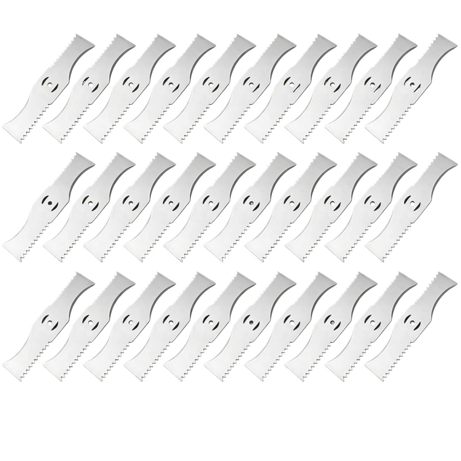 Cuchilla De Repuesto Dentada En Forma De Arco De 150mm, Ajuste Universal For Cortacésped Pequeño, Pieza De Repuesto(30pcs)