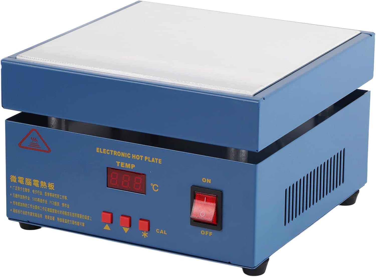 Soldering Hot Plate, 850W LED 200X200mm Electric Hot