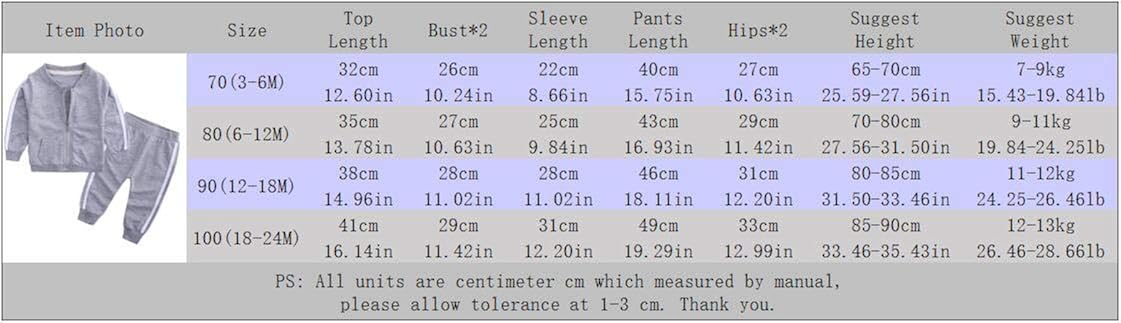 Miniatura 7 de Conjunto de sudadera con capucha para bebés niños y niñas, manga larga con bolsillo y pantalones