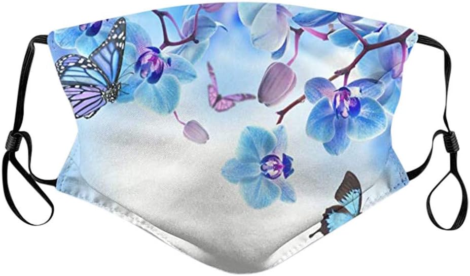 5PCS Bandana Face Reusable Dust Cloth Protection Washable Elastic String Cover Cycling Motorcycle Half Fashion Cotton Fabric Breathable Rewashable Re-Useable Scarf