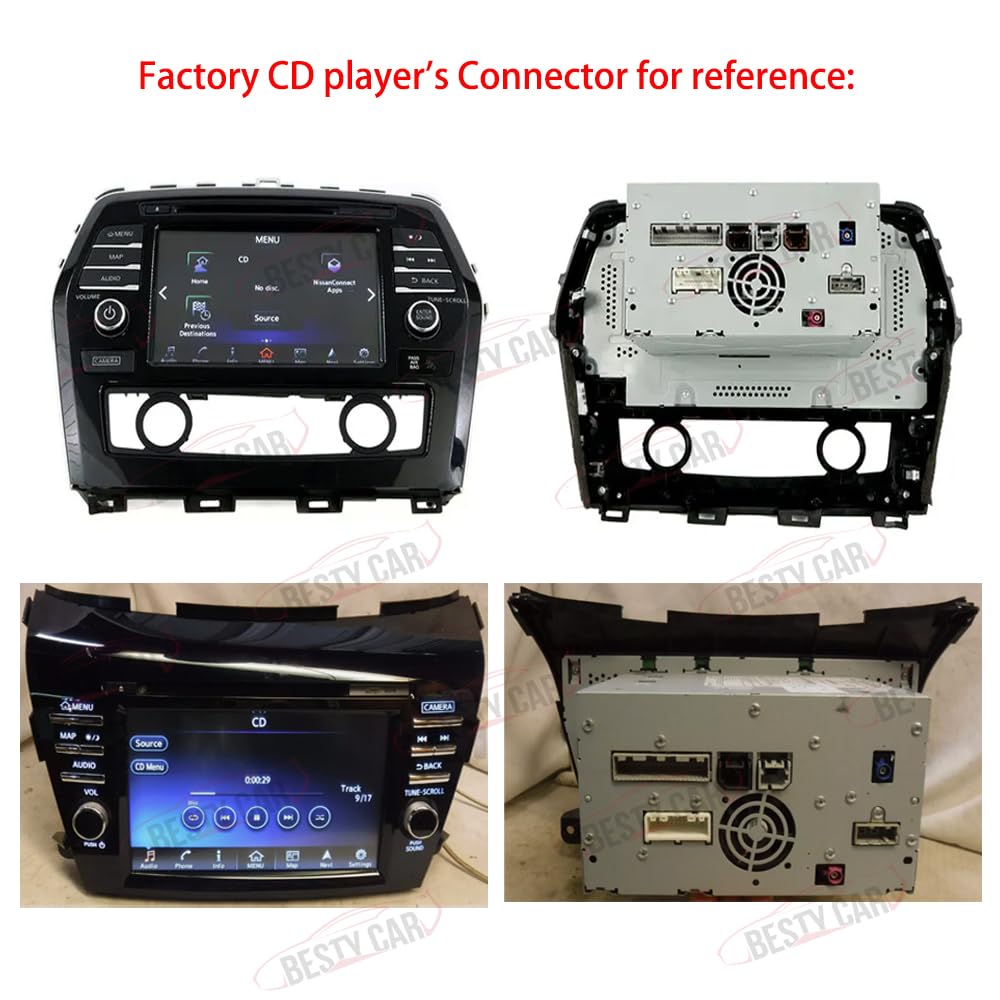 JCAKES Car Radio Wiring Harness 20P Head Unit ISO Connector Antenna - View #5