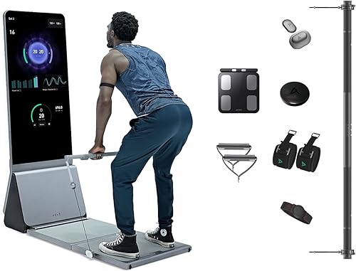 AEKE Smart Home Gym System- Fitness Mirror K1: AI-Powered All-in-One Fitness Machine for Full-Body Strength Training and Personalized Workout