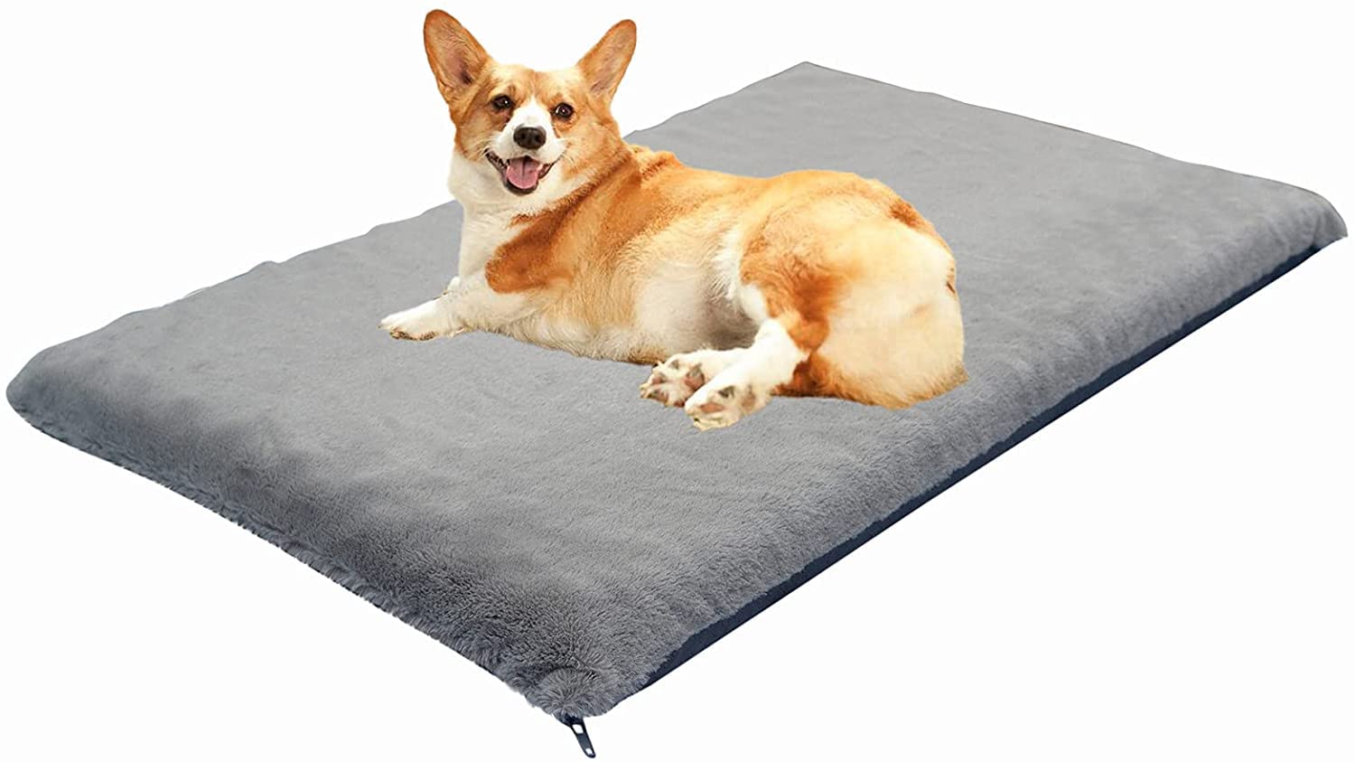Mumoo Bear Pet Massage Bed, Memory Foam Filling Pet Sofa For Dog And Cats, Removable Plush Cover, Washable, Suit For Small, Medium & Large Dogs And Cats, Grey, Bed-M, Pet Bed