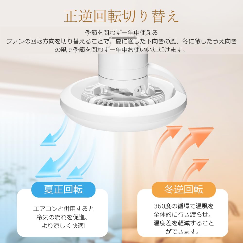 Amazon.co.jp : LEDシーリングファンライト 8畳 12畳 サーキュレーター