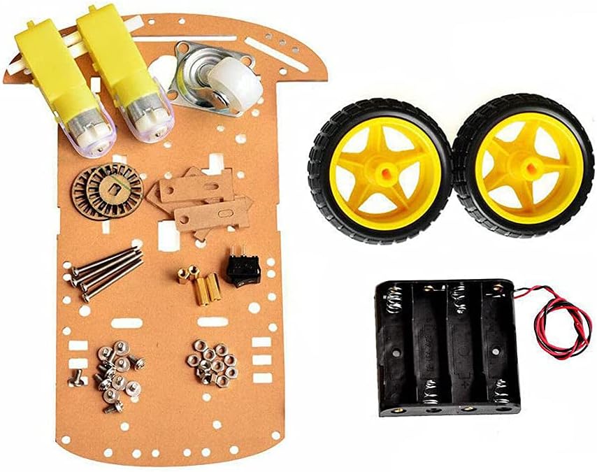 UMTMedia® 2WD Robot Smart Car Chassis DIY Kits Intelligent Engine For Arduino Raspberry Pi - Image 5