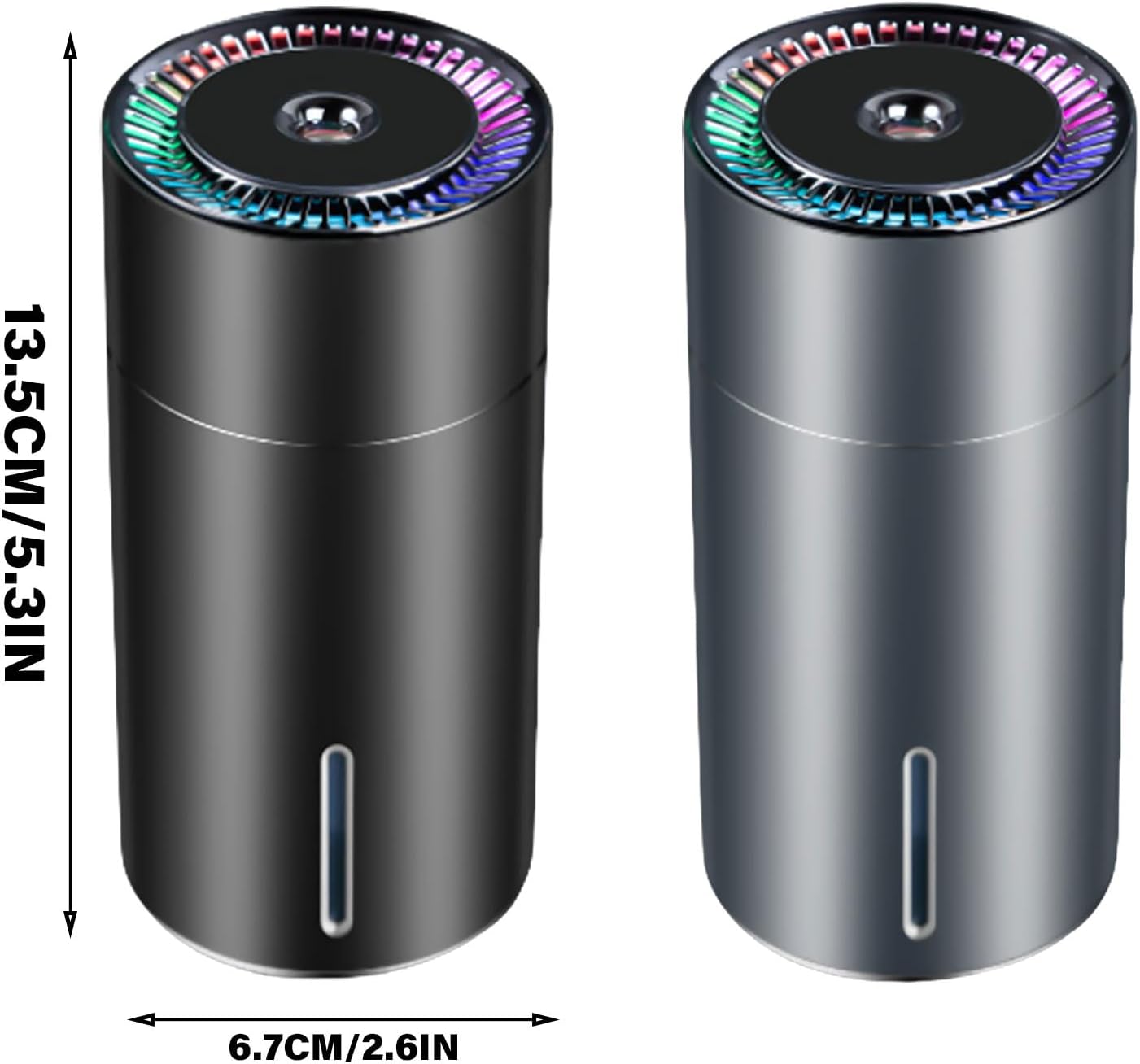 Intelligent Car Scent Diffuser Volatile Oil Humidifier Concentration Scent Diffuser Portable Colognes Atomizer for Car Quiet Operate Freshener