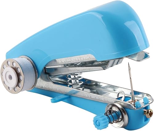 Miniatura 5 de Máquina de coser de mano, mini máquina de coser portátil de mano, alimentación automática máquina de coser a mano, máquina de coser multifuncional