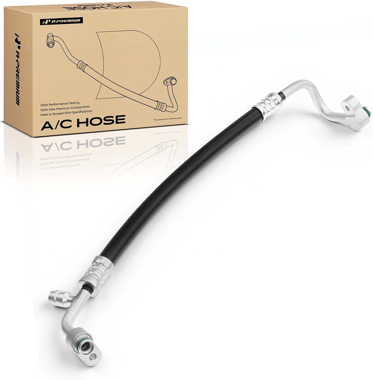 A-Premium A/C Discharge Line Hose Assembly Compatible with Honda Civic 1995, Civic del Sol 1994-1997, 1.5L 1.6L, Petrol, Compressor to Condenser