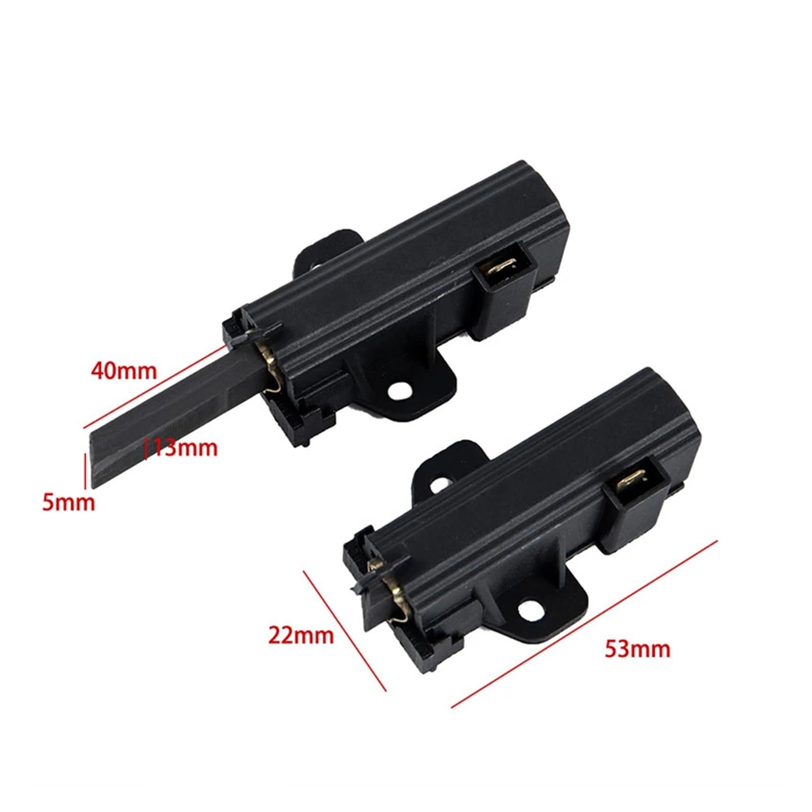 Compatible con Zanussi, Escobillas De Carbón For Motor | 5x13x35mm