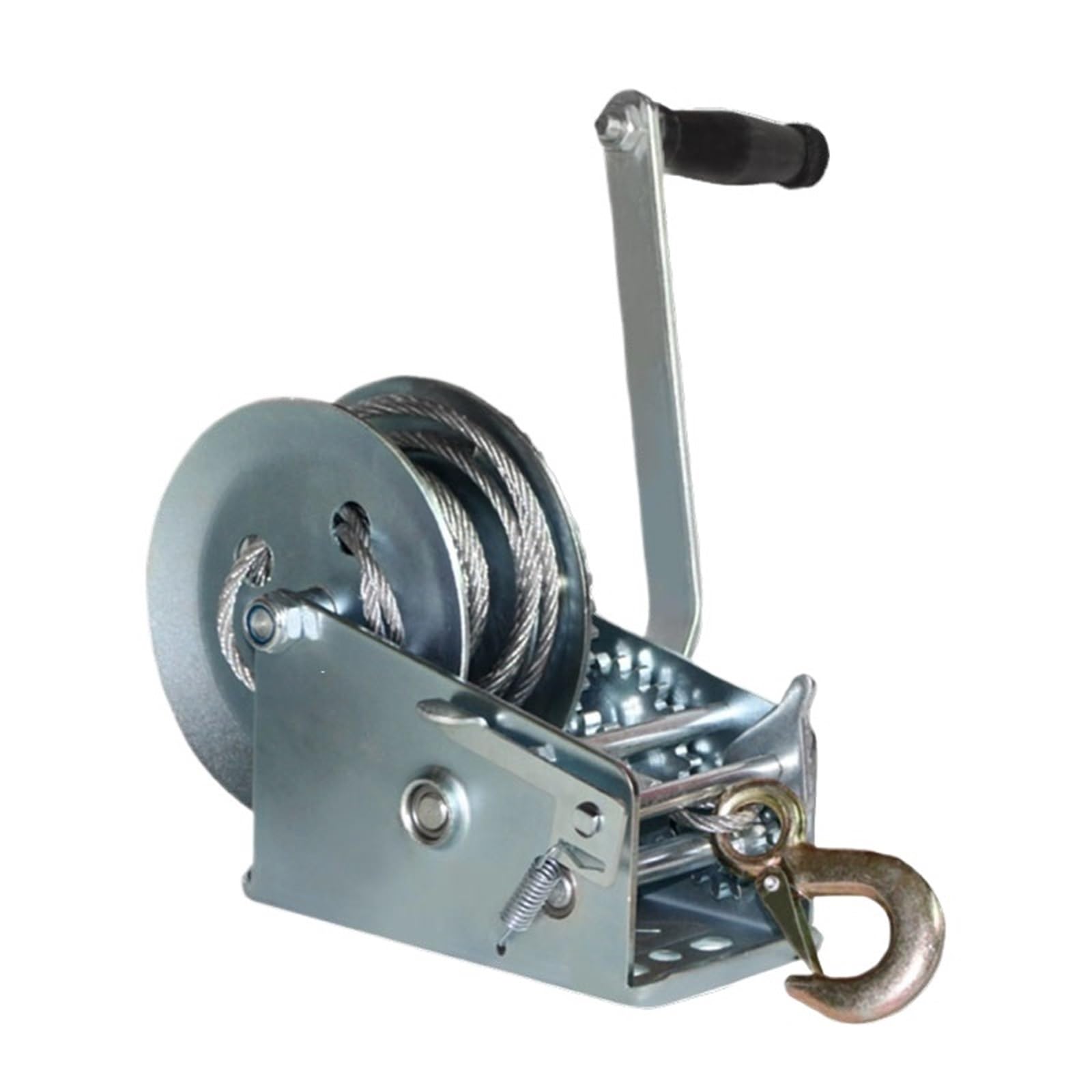 Attrezzo di sollevamento 362,9/725,7/907,2 kg, verricello manuale per la casa, verricelli per funi metalliche, sollevamento di piombo (362,9 kg)