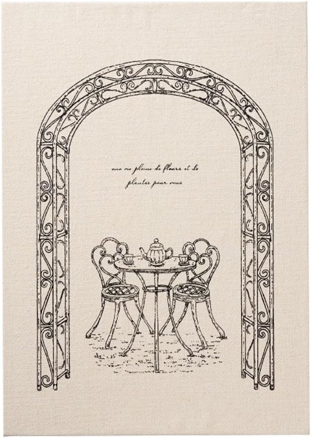 グリーンハウス(Green House) Greenhouse Handmade Canvas Board for Tea Party in the Garden 5213