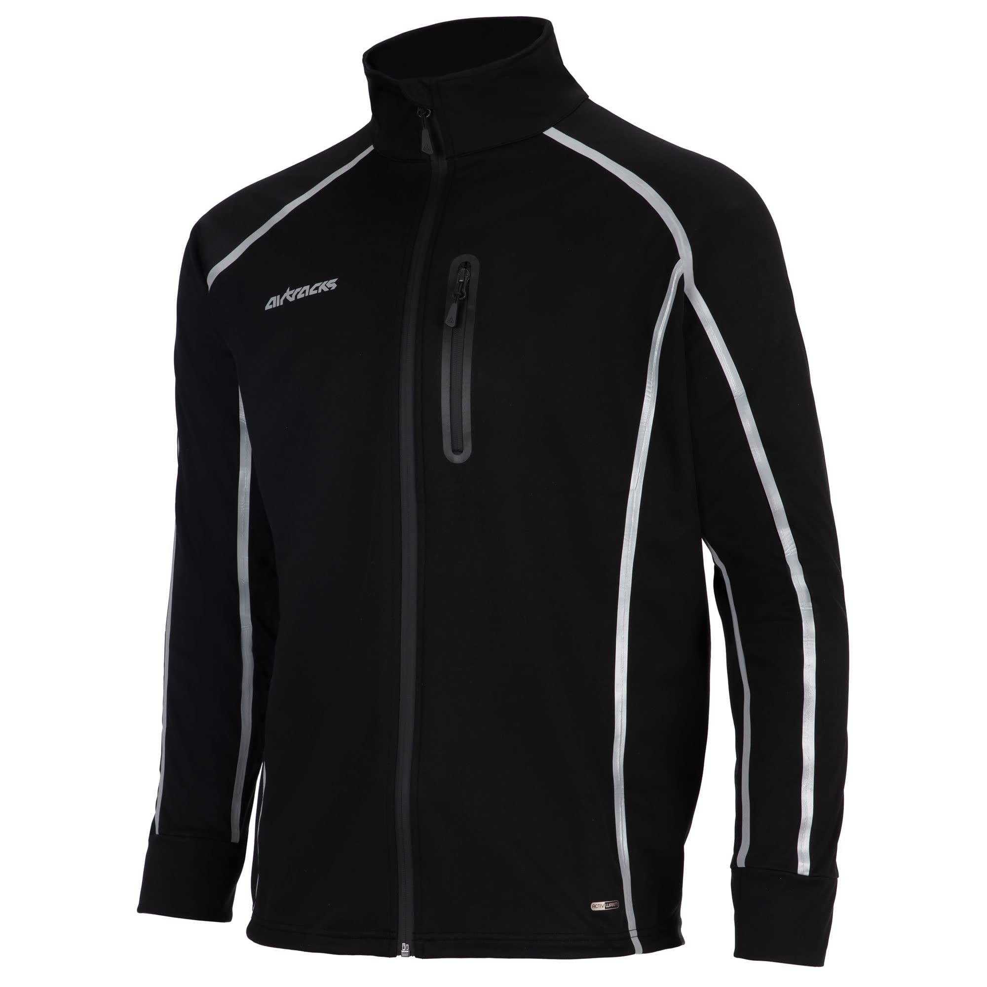 Airtracks Herren Winter Thermo Fahrradjacke Air Tech II - Softshell Radjacke Laufjacke Winddicht Wasserdicht