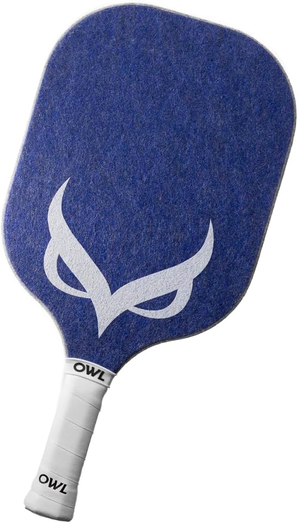 OWL Sport PXE Pickleball Paddle, USAPA Pro Tournament Approved, Power Series 13 MM Core, Elongated Grip, Patented Nano-Technology Surface, 50% Noise Reduction, Enhanced Power & Spin