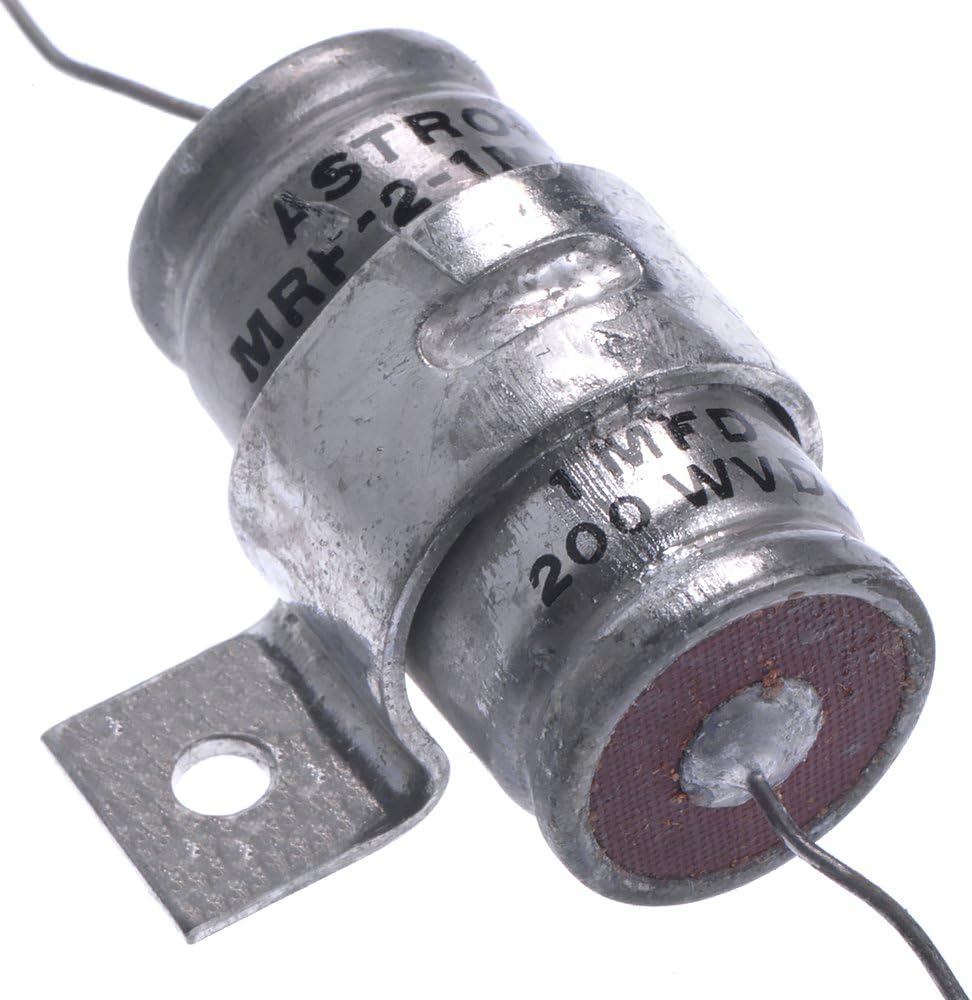 NOS Astron Paper In Oil (PIO) capacitor - 1.0mfd / 200VDC ,MRF-2-1M-10-A