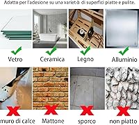 Vista 7 de Melsan - Cinta adhesiva cuadrada de velcro, cierre adhesivo para interiores y exteriores en lugar de agujeros y tornillos, tiras de montaje Blanco