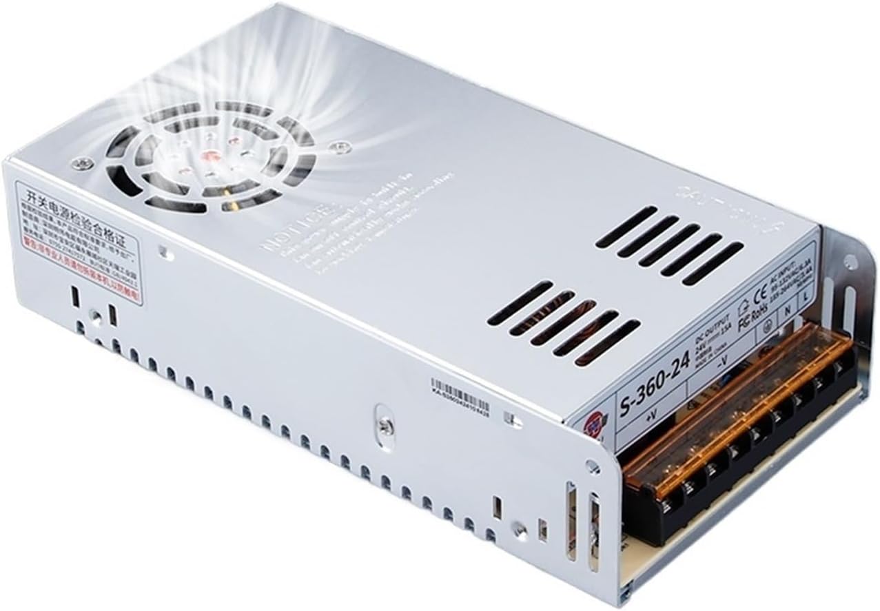 BWAD Power Adapter S-300-12V 24V 5V 36V 110 for centralized Power Supply of Monitoring Equipment(S-300W-24V)