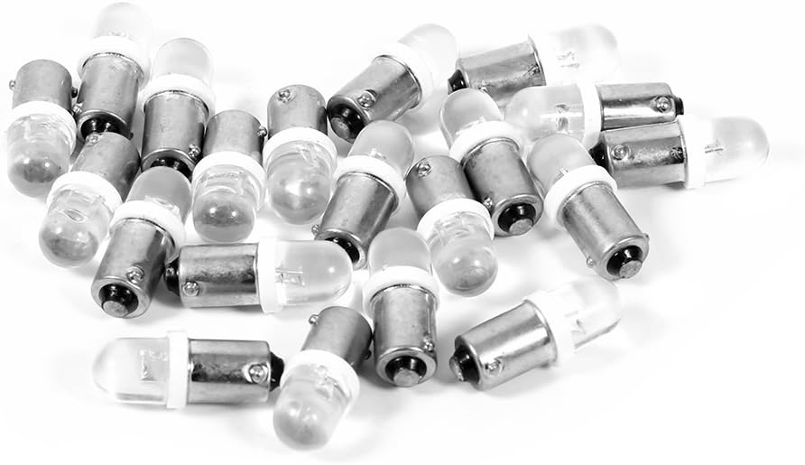 Dashboard Light Bulbs, 20Pcs LED Bulbs T11 T4W BA9S H6W