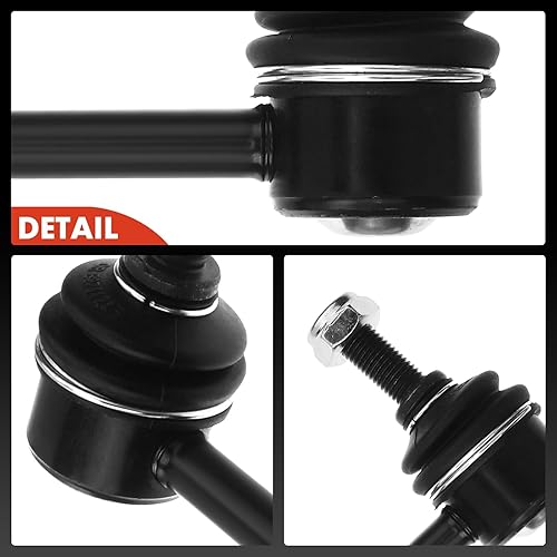 Miniatura 7 de A-Premium 2 eslabones de barra estabilizadora trasera, compatibles con Mazda 626 1996-2002, MX-6 1993-1997, Ford Probe 1993-1997, repuesto # K80243