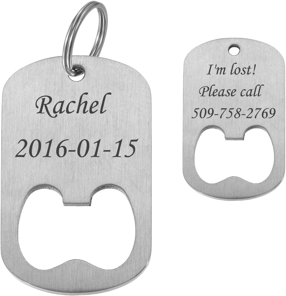 Stainless Steel Pet ID Tags Dog Tags Personalized
