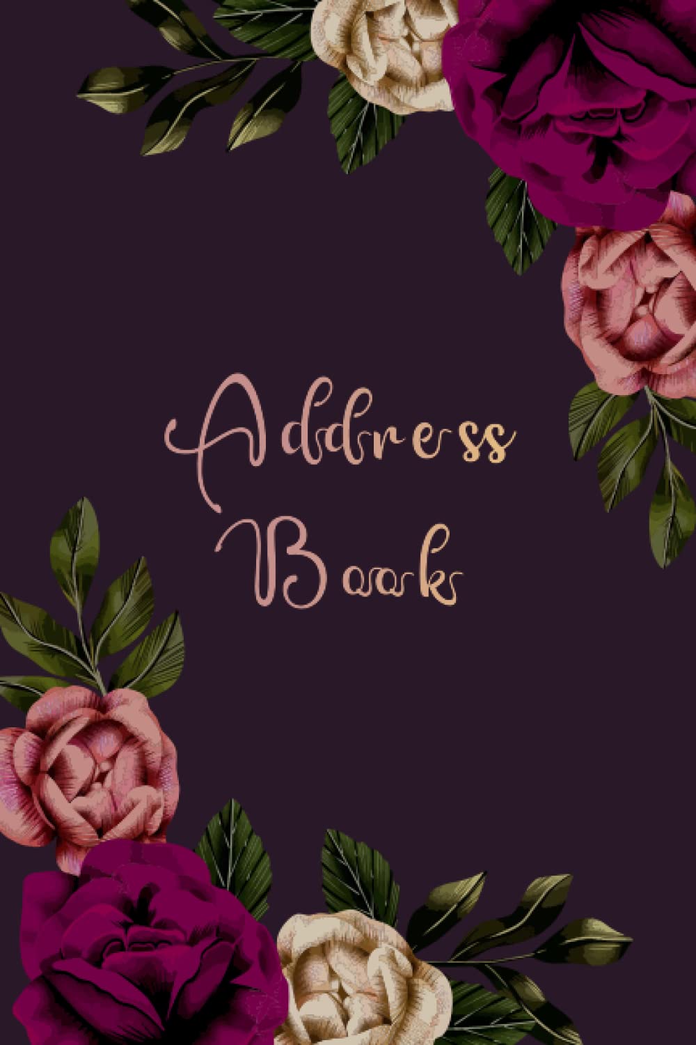Address Book: Address book with alphabetical tabs | Keep track of your important contact information with this simple alphabetical address book | More ... Birthdays, Notes. Size 6"x9" in - floral