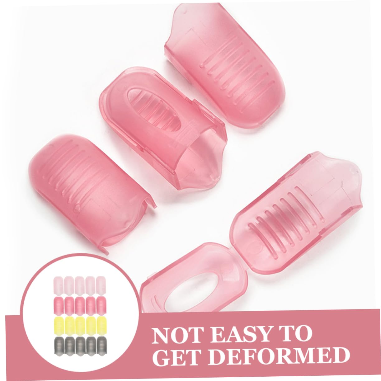 Beatifufu 20pcs Nail Polish Remover Wrap Tool Nail Clip for Gel Removal Travel Size Makeup Clip Snail Polish Remover Wrap